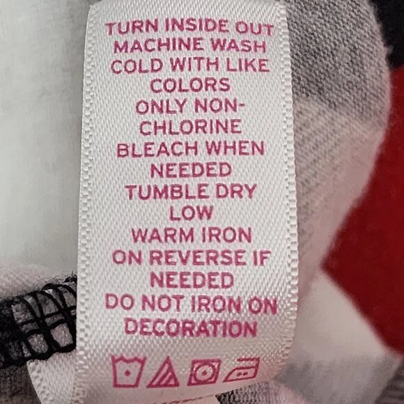 Justice Black White Check SS Black Sequin Bow Neckline Cotton Span Top Size 18 - Picture 16 of 16